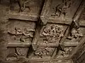 Ceiling sculptures at Ramalingeshwara group of temples, Avani