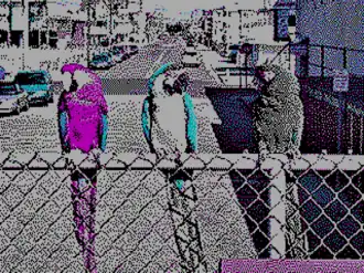 320&nbsp;×&nbsp;200 in 4 colors palette 1 low intensity