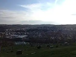 Overview of Charleroi from across the Monongahela River