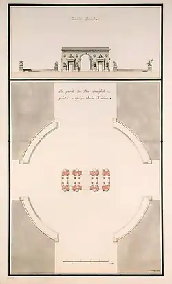 Project of a Triumphal Arch for Catherine the Great (1781), Hermitage