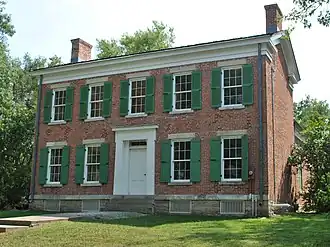 Photograph of the front of the house