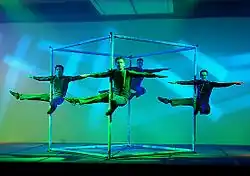 Demonstration of the monkey sit