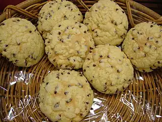 With chocolate chips