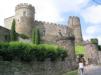 The castle in Chouvigny