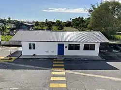 The secondary school's canteen in 2021