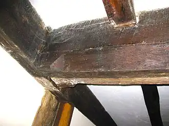 Beam with label stop