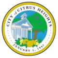 Official seal of Citrus Heights, California