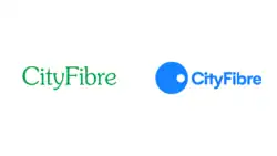 CityFibre logo before and after