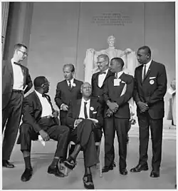 Image 5Leaders gather for a portrait (from March on Washington)