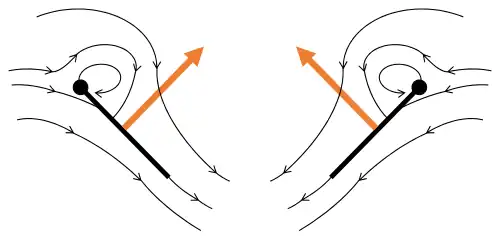 Fling 3: new vortex forms at leading edge, trailing edge vortices cancel each other, perhaps helping flow to grow faster (Weis-Fogh 1973)