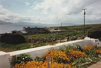 Looking towards the pier in 1994 (Note: turf pile to left of photo)