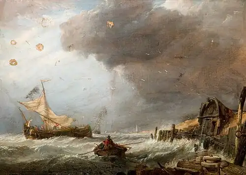 Off Calais by Clarkson Stanfield, 1856
