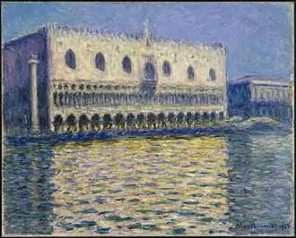 Claude Monet, The Doge's Palace (Le Palais ducal), 1908