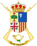 Coat of Arms of the former 1st Brigade of Mountain Hunters "Aragón" (BCZM-I)