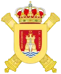 Coat of arms of the former 2nd Mechanized Division "Guzmán el Bueno"