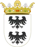 Shield of Marquesado de Larraín, in connection with the current president of Concha y Toro.[6]