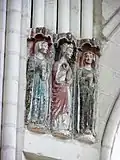 Three female figures (nave).