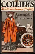 Collier's automobile number, New York, January 17th, 1903; from the American Art Posters 1890-1920 collection of the Boston Public Library