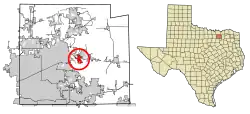 Location of Lowry Crossing in Collin County, Texas