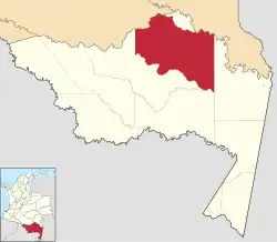 Location of the municipality and town of Mirití-Paraná in the Amazonas Department of Colombia