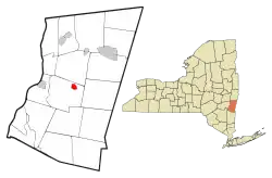 Location of Philmont, New York