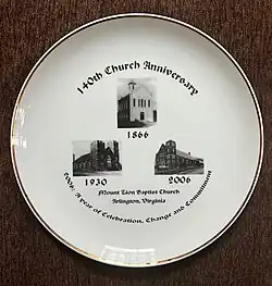 Photos previous Mount Zion Baptist Church buildings for 140th anniversary