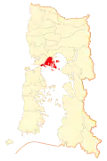 Location of the commune of Calbuco in Los Lagos Region