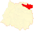 Map of Romeral commune in the Maule Region