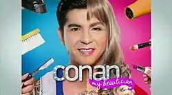 An image of Mark Herras. The series title is displayed on the lower part of the image.