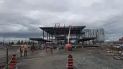 Construction of Algonquin Station&nbsp;– April 2022