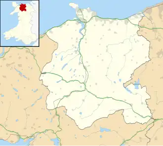 Llansannan is located in Conwy