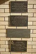 Plaques at Aerodrome