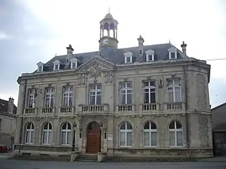 The town hall in Cormicy
