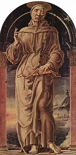 Cosmè Tura, Saint Anthony of Padua, 1484–88.