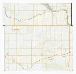 Rural Municipality of Coulee No. 136 is located in Coulee No. 136