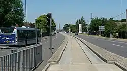Crawley London Road A23 guided busway.