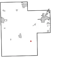 Location within Creek County, and the state of Oklahoma