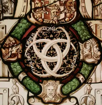 Triple crescent badge of Henry II of France (d. 1559), Château d'Écouen