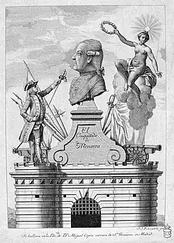 Louis des Balbes de Berton de Crillon, The Conqueror of Minorca (1782?), engraved by Jose Joaquin Fabregat