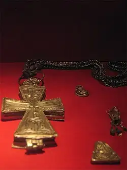 Cross on a Viking necklace (Sweden)