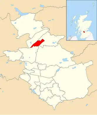 Location of the ward
