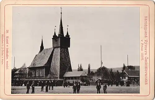 A church in the exhibition village