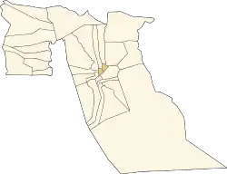 Location of Debila District within El Oued Province