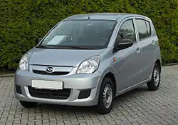 Daihatsu Cuore (Germany) with longer front bumper