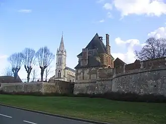 The church and the château