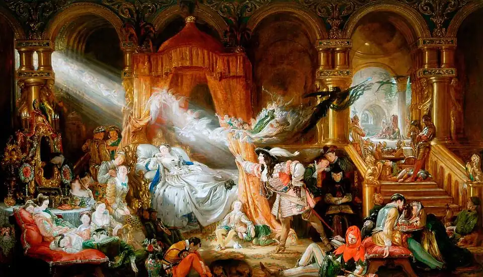 The Sleeping Beauty by Daniel Maclise