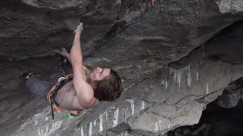 Daniel Woods on Thor's Hammer 9a+&nbsp;(5.15a)