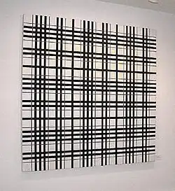 Field Grid: Omicron Eridani, oil on canvas