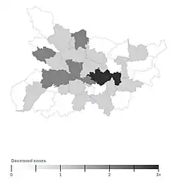 No. Of Deaths as of 9 June 2020