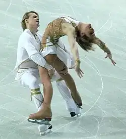 Albena Denkova and Maxim Staviski at the 2007 European Championships
